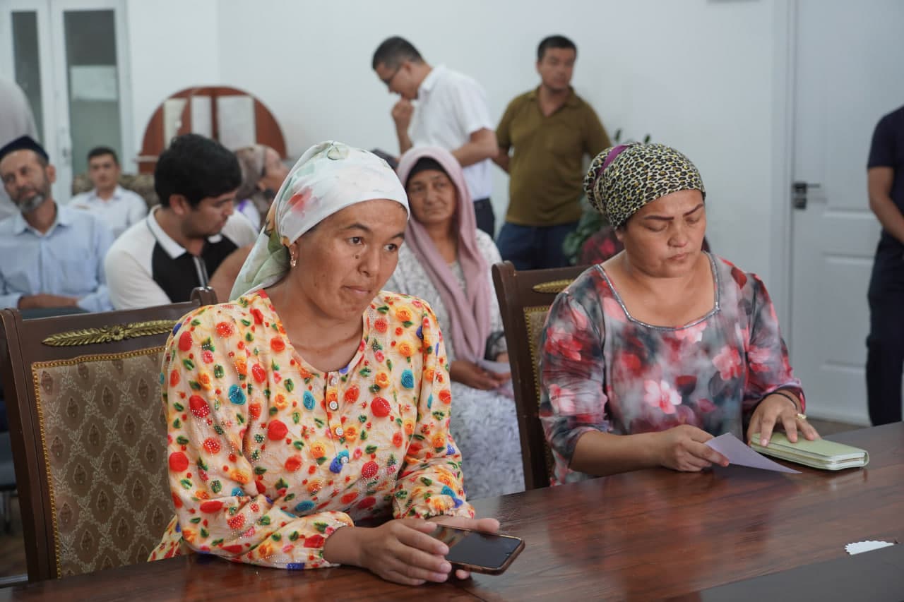 Tuman hokimi tomonidan navbatdagi tadbirkorlar va fuqarolar qabuli o‘tkazildi