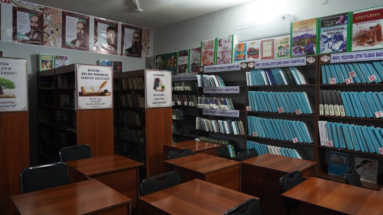 Toyloqda Jamol Sirojiddin (Xumiy) nomidagi kutubxona foydalanishga topshirildi