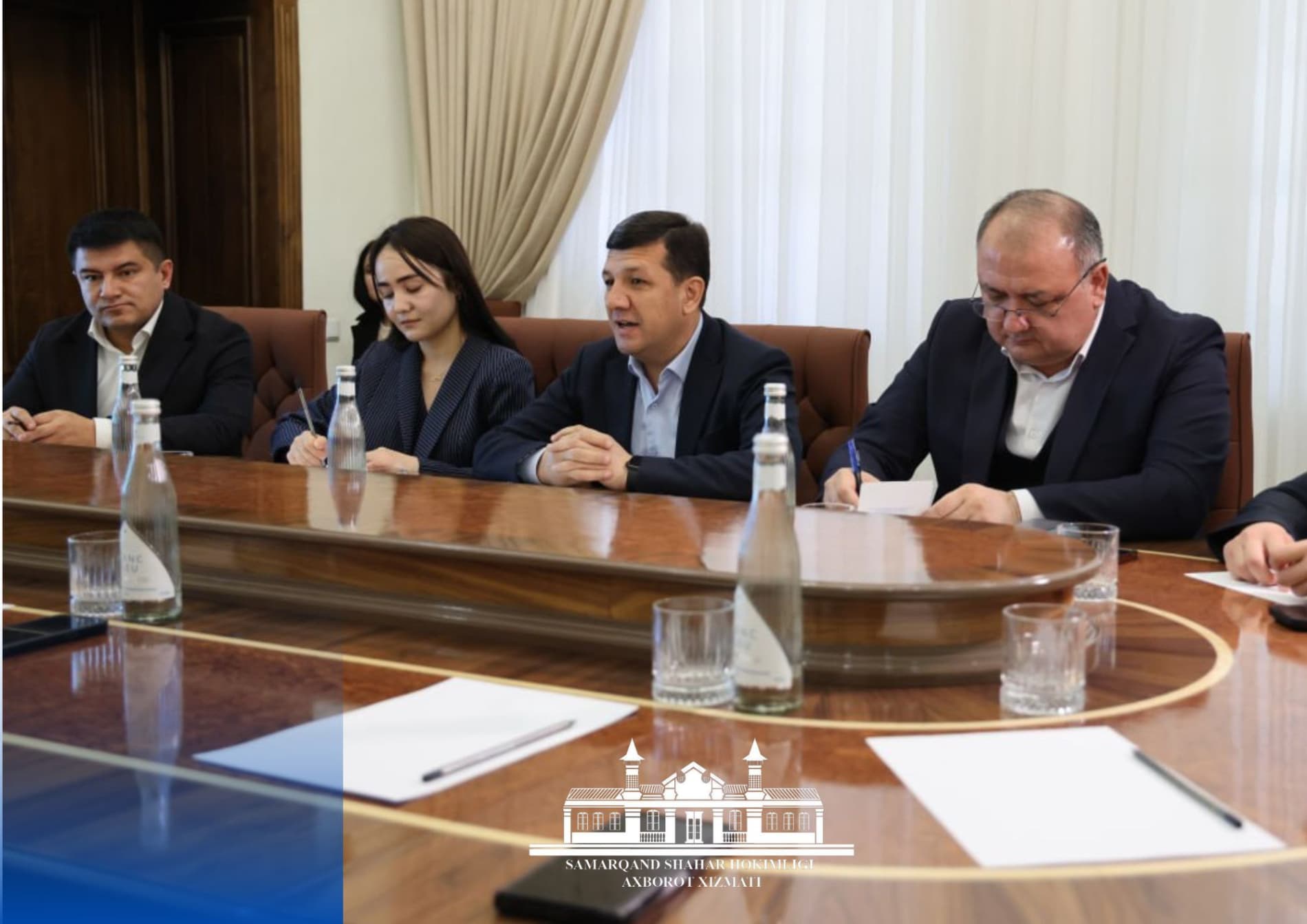 Shahar hokimining Xorvatiya delegatsiyasi bilan uchrashuvi bo‘ldi