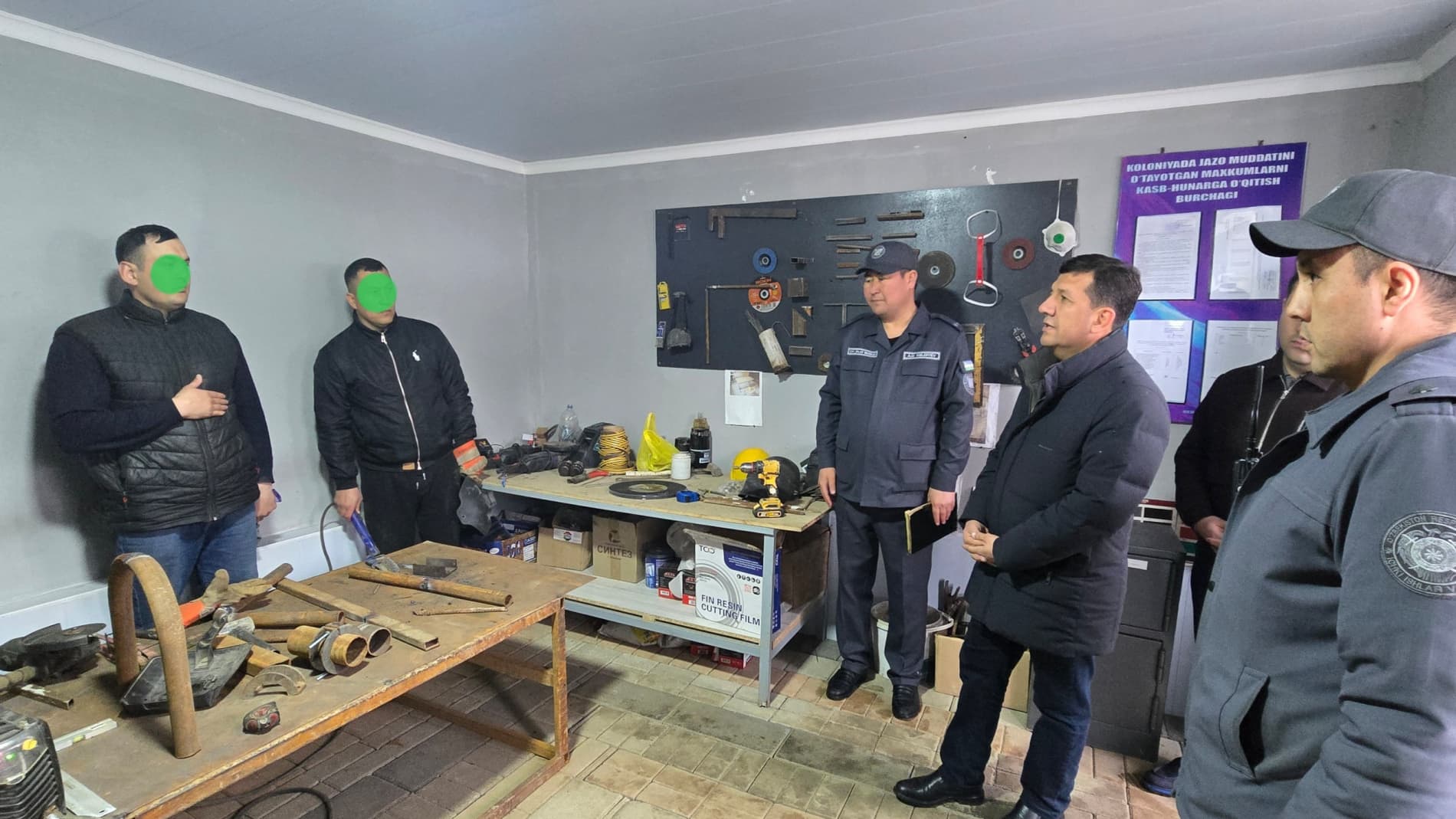 Shahar hokimi jazoni ijro etish muassasasidagi yoshlar bilan uchrashdi