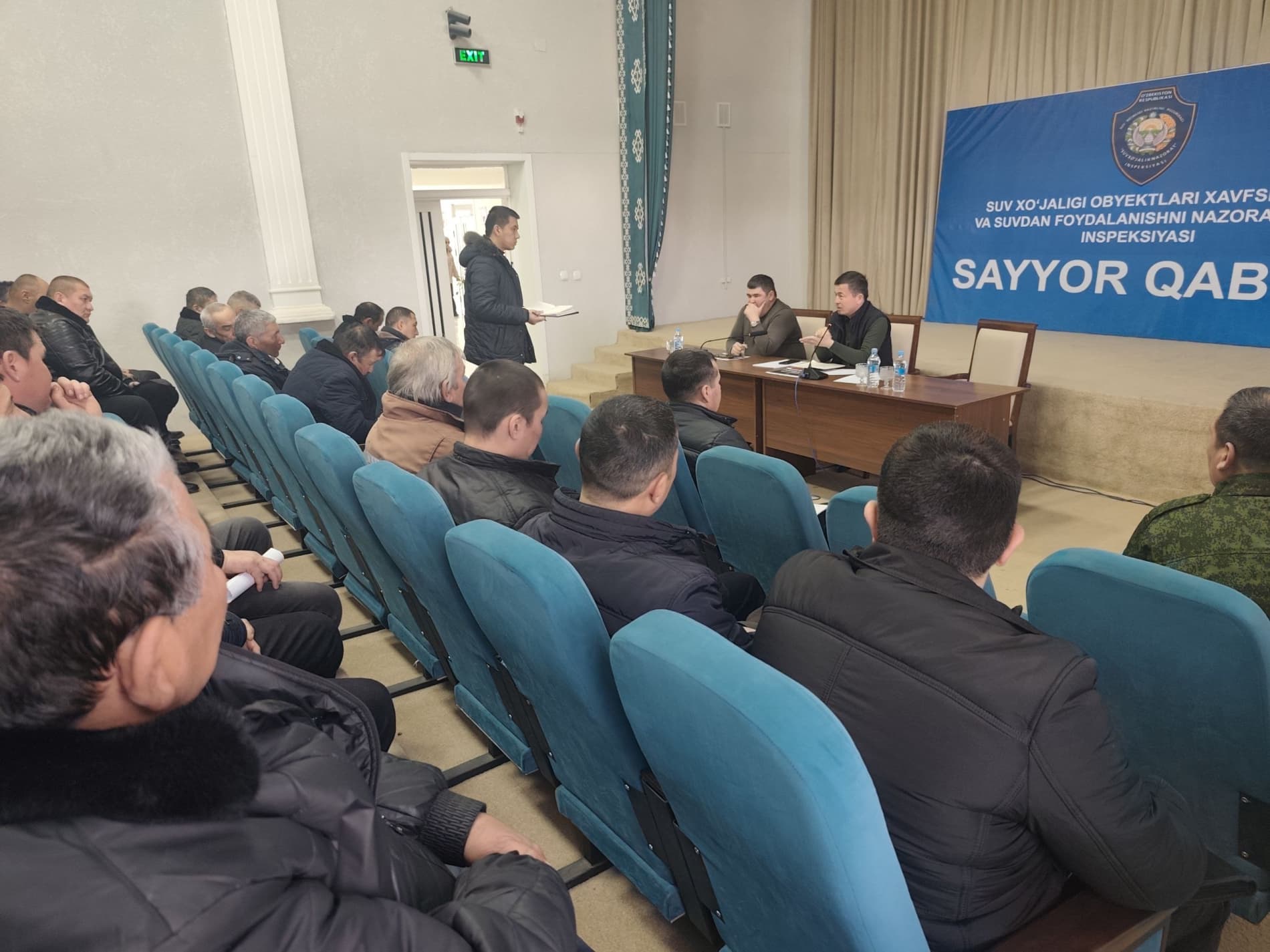 “СУВХЎЖАЛИКНАЗОРАТ” ИНСПЕКЦИЯСИ БОШЛИҒИ ҚЎНҒИРОТ ТУМАНИДА САЙЁР ҚАБУЛ ЎТКАЗДИ