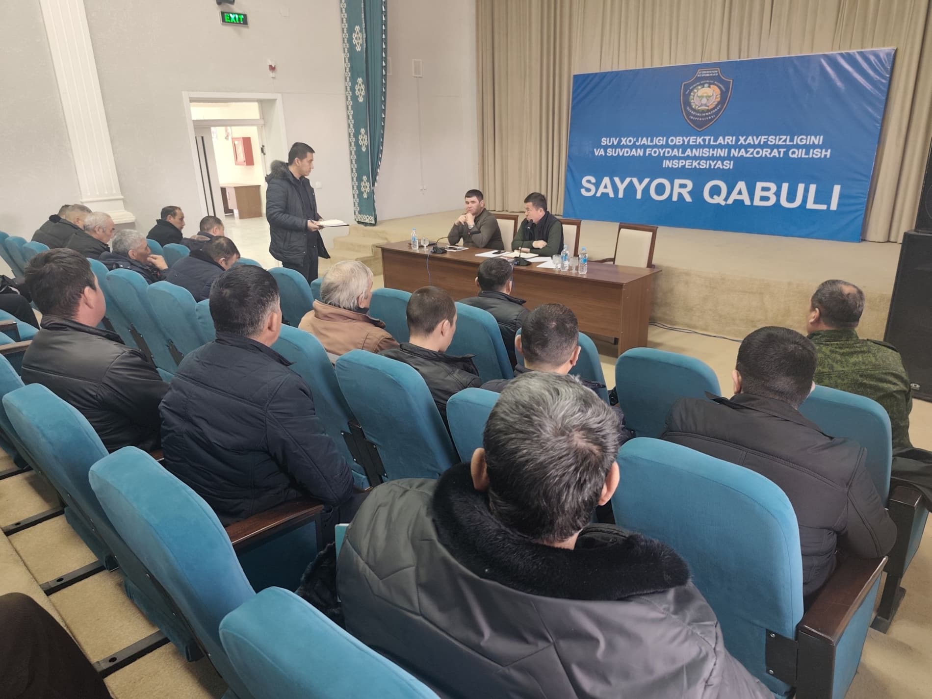 “СУВХЎЖАЛИКНАЗОРАТ” ИНСПЕКЦИЯСИ БОШЛИҒИ ҚЎНҒИРОТ ТУМАНИДА САЙЁР ҚАБУЛ ЎТКАЗДИ