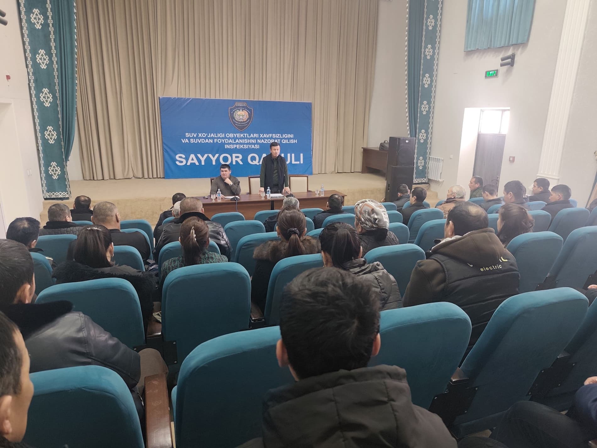 “СУВХЎЖАЛИКНАЗОРАТ” ИНСПЕКЦИЯСИ БОШЛИҒИ ҚЎНҒИРОТ ТУМАНИДА САЙЁР ҚАБУЛ ЎТКАЗДИ