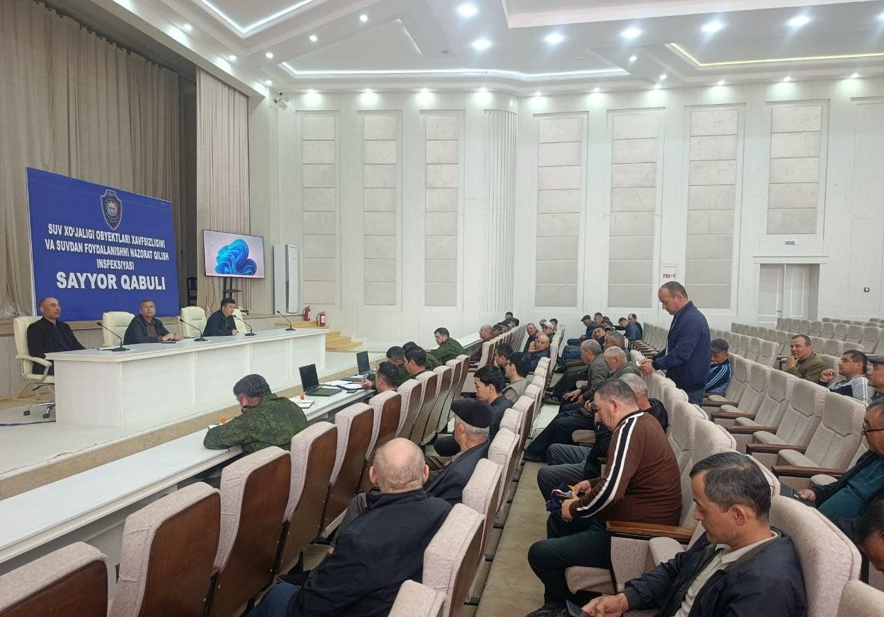 “СУВХЎЖАЛИКНАЗОРАТ” ИНСПЕКЦИЯСИ БОШЛИҒИ ХОНҚА ТУМАНИДА САЙЁР ҚАБУЛ ЎТКАЗДИ