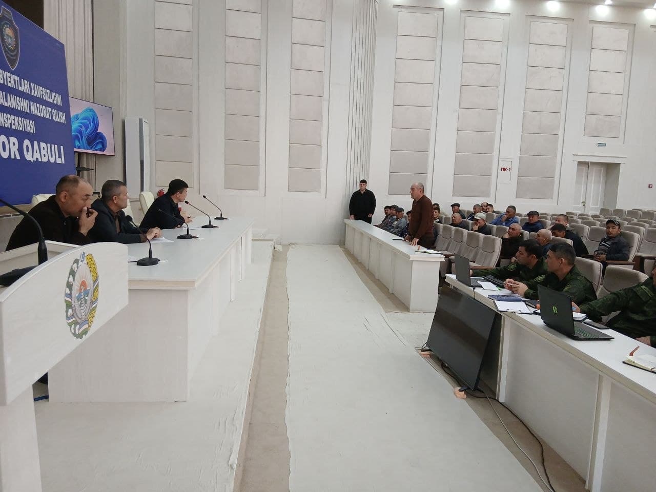 “СУВХЎЖАЛИКНАЗОРАТ” ИНСПЕКЦИЯСИ БОШЛИҒИ ХОНҚА ТУМАНИДА САЙЁР ҚАБУЛ ЎТКАЗДИ