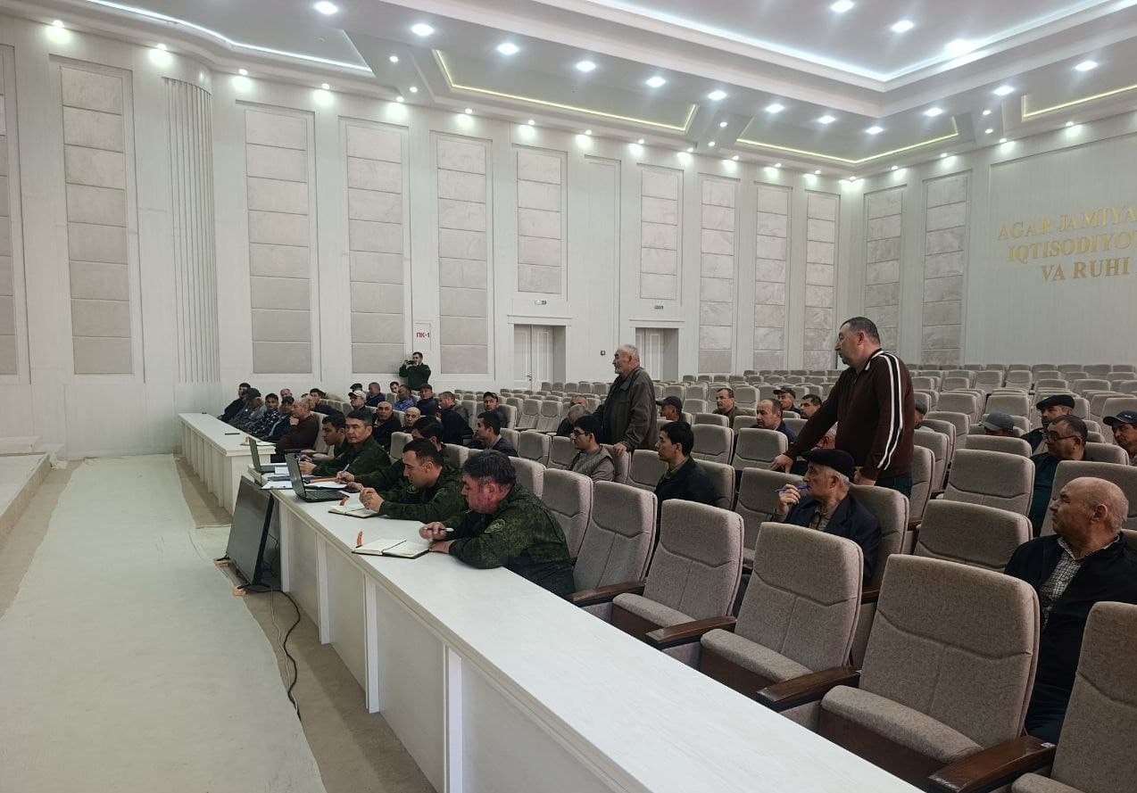 “СУВХЎЖАЛИКНАЗОРАТ” ИНСПЕКЦИЯСИ БОШЛИҒИ ХОНҚА ТУМАНИДА САЙЁР ҚАБУЛ ЎТКАЗДИ