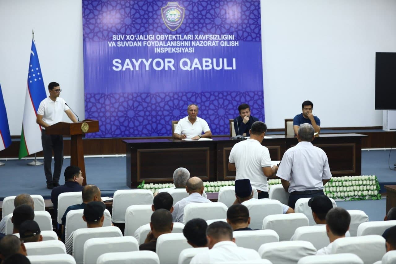 MIRZAOBODDA SUV XO‘JALIGI MASALALARI BO‘YICHA SAYYOR QABUL O‘TKAZILDI