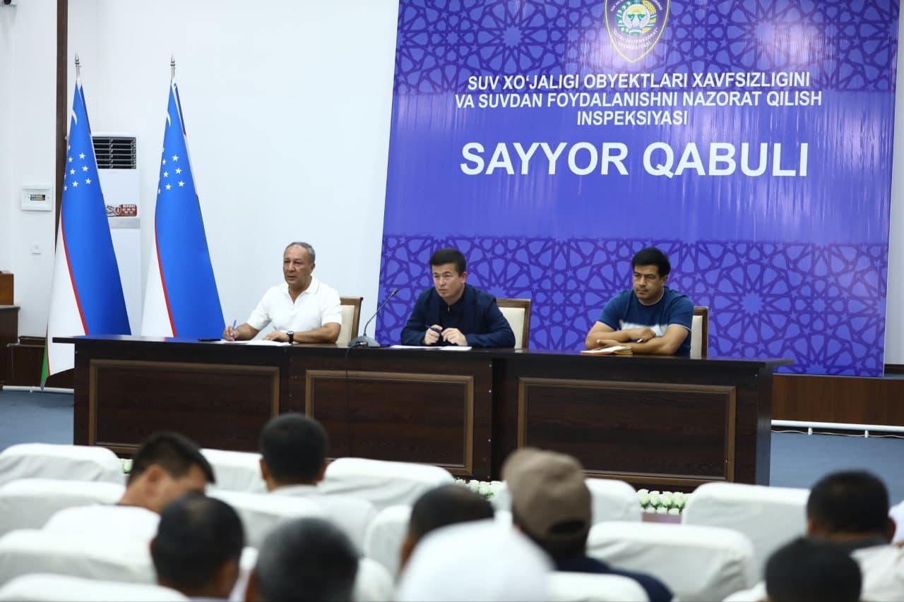 MIRZAOBODDA SUV XO‘JALIGI MASALALARI BO‘YICHA SAYYOR QABUL O‘TKAZILDI