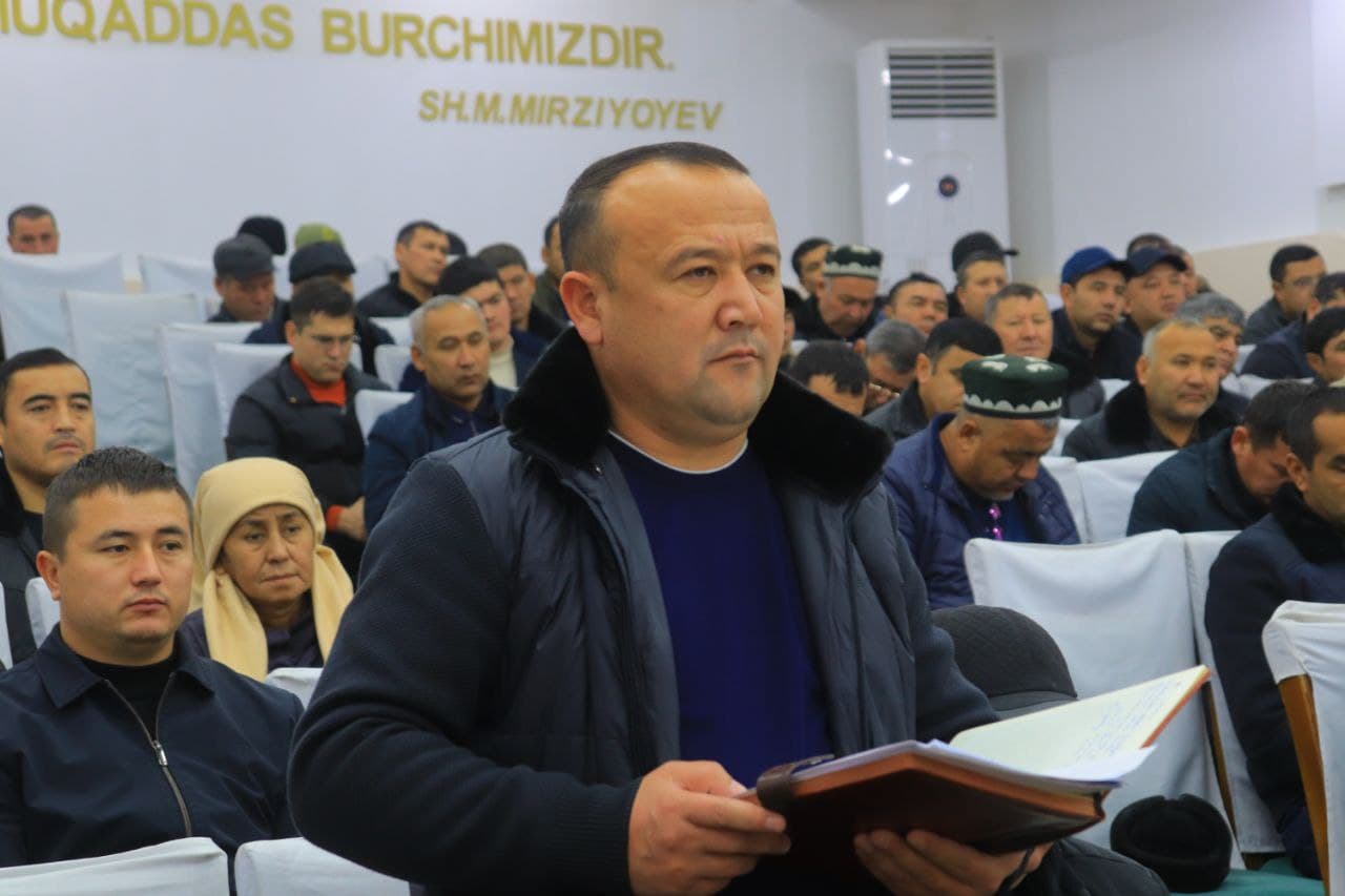 Tumanda 2026 yil hosilini yuqori saviyada ta’minlash maqsadida paxta va g‘allachilik yo‘nalishida faoliyat yuritayotgan fermer xo‘jaliklari ishtirokida muhokama yig‘ilishi o‘tkazildi.