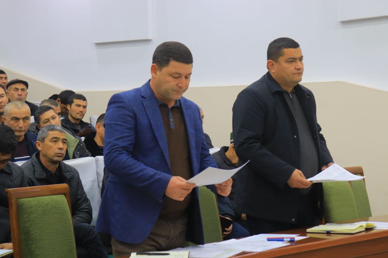 Tumanda 2026 yil hosilini yuqori saviyada ta’minlash maqsadida paxta va g‘allachilik yo‘nalishida faoliyat yuritayotgan fermer xo‘jaliklari ishtirokida muhokama yig‘ilishi o‘tkazildi.