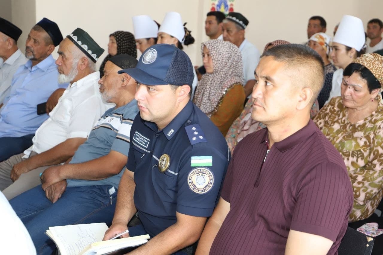 Qorapolvon mahallasida sayyor sud va ochiq muloqot o‘tkazildi