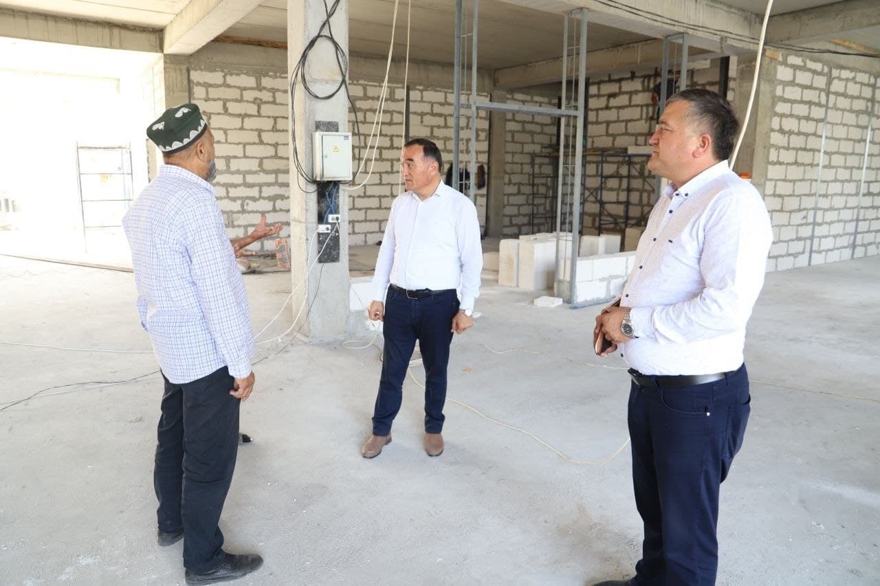 Yangiqo‘rg‘onda sudlar va Favqulodda vaziyatlar bo‘limi uchun yangi ma’muriy binolar qurilmoqda