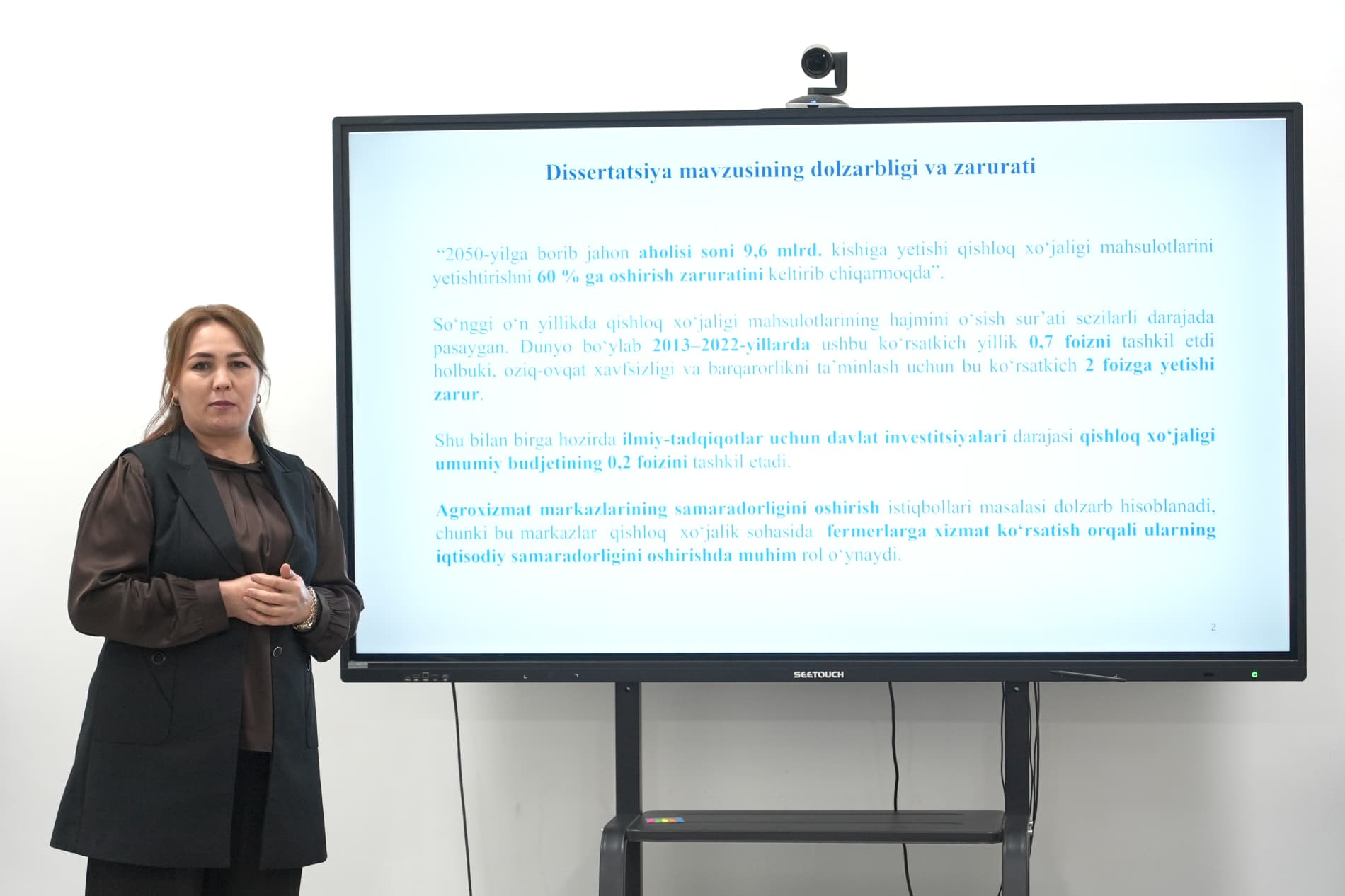 "Ilmli ayol: barqaror jamiyat sari"