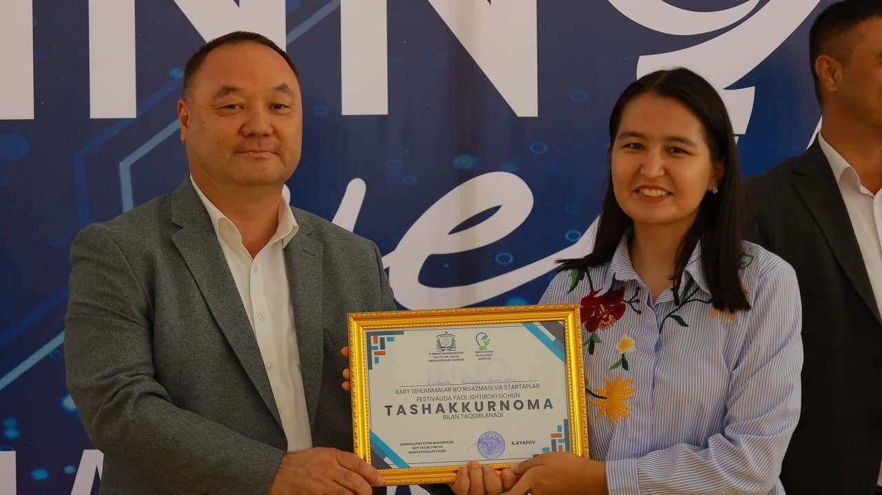 “InnoWeek-2025”da Qoraqalpog‘istonning eng sara ishlanmalari namoyish etiladi