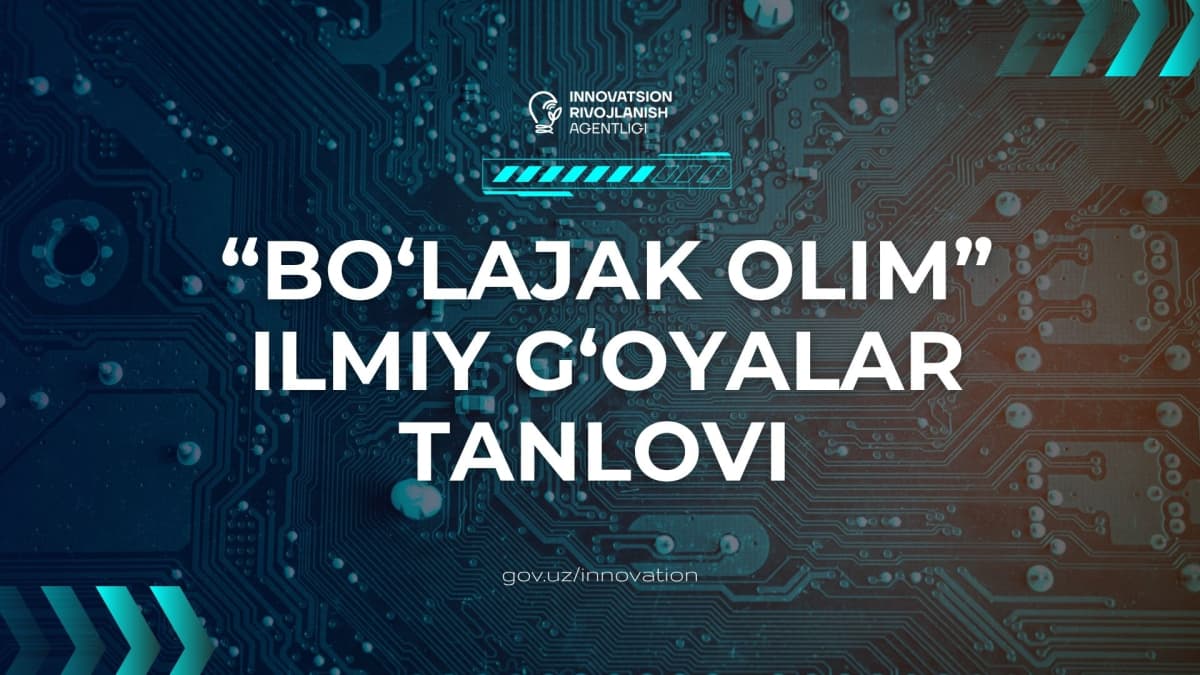 “InnoLab” startap akseleratsiya dasturi ishtirokchilarining innovatsion ishlanmalarini dastlabki prototip holatiga keltirish jarayonini moliyalashtirish maqsadida “Bo‘lajak olim” ilmiy g‘oyalar tanlovi
