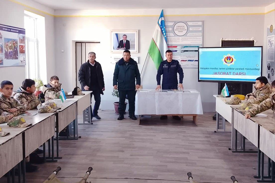 "Жасорат дарси" ўтказилди.