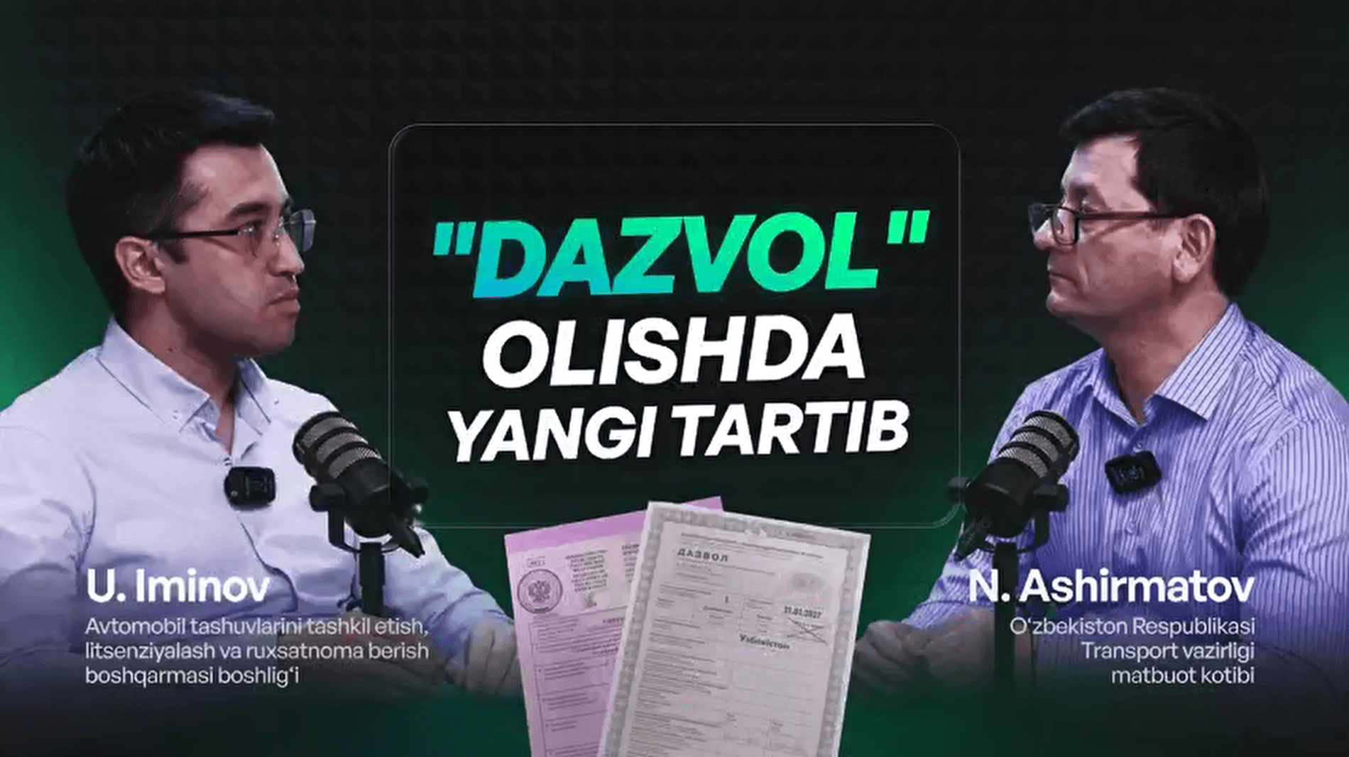 ХАЛҚАРО ТАШУВЛАРДА “ДАЗВОЛ” ОЛИШ ТАРТИБИ ЯНГИЛАНАДИ