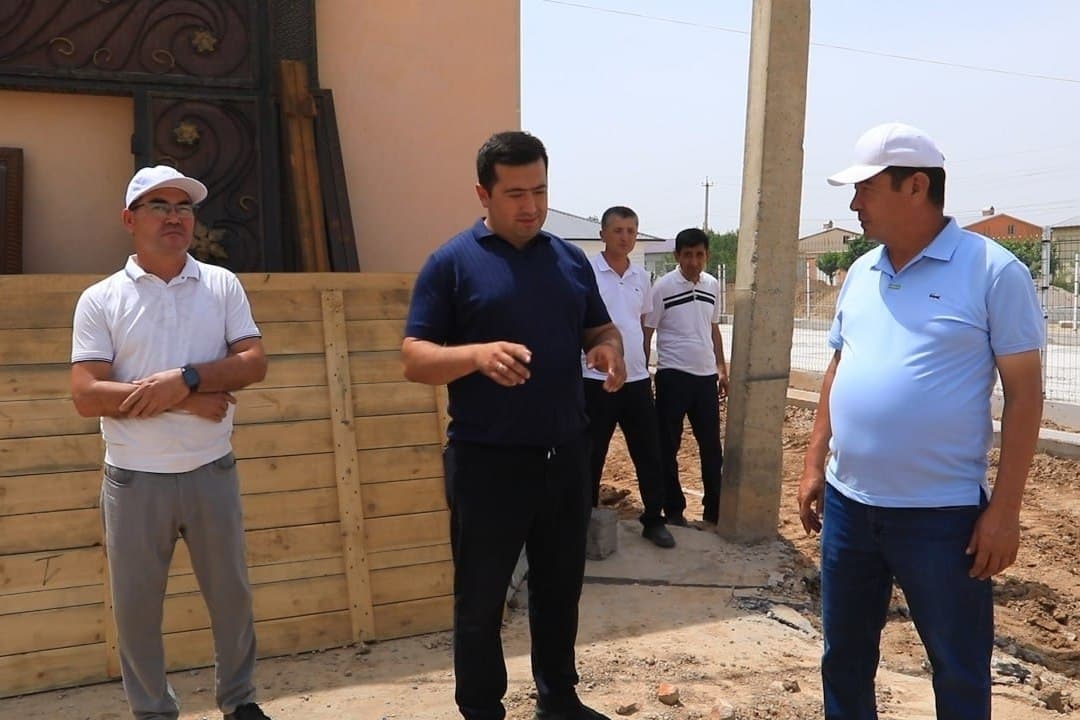 ANGOR TUMANIDA OLIB BORILAYOTGAN ISHLAR NAZORAT QILINDI