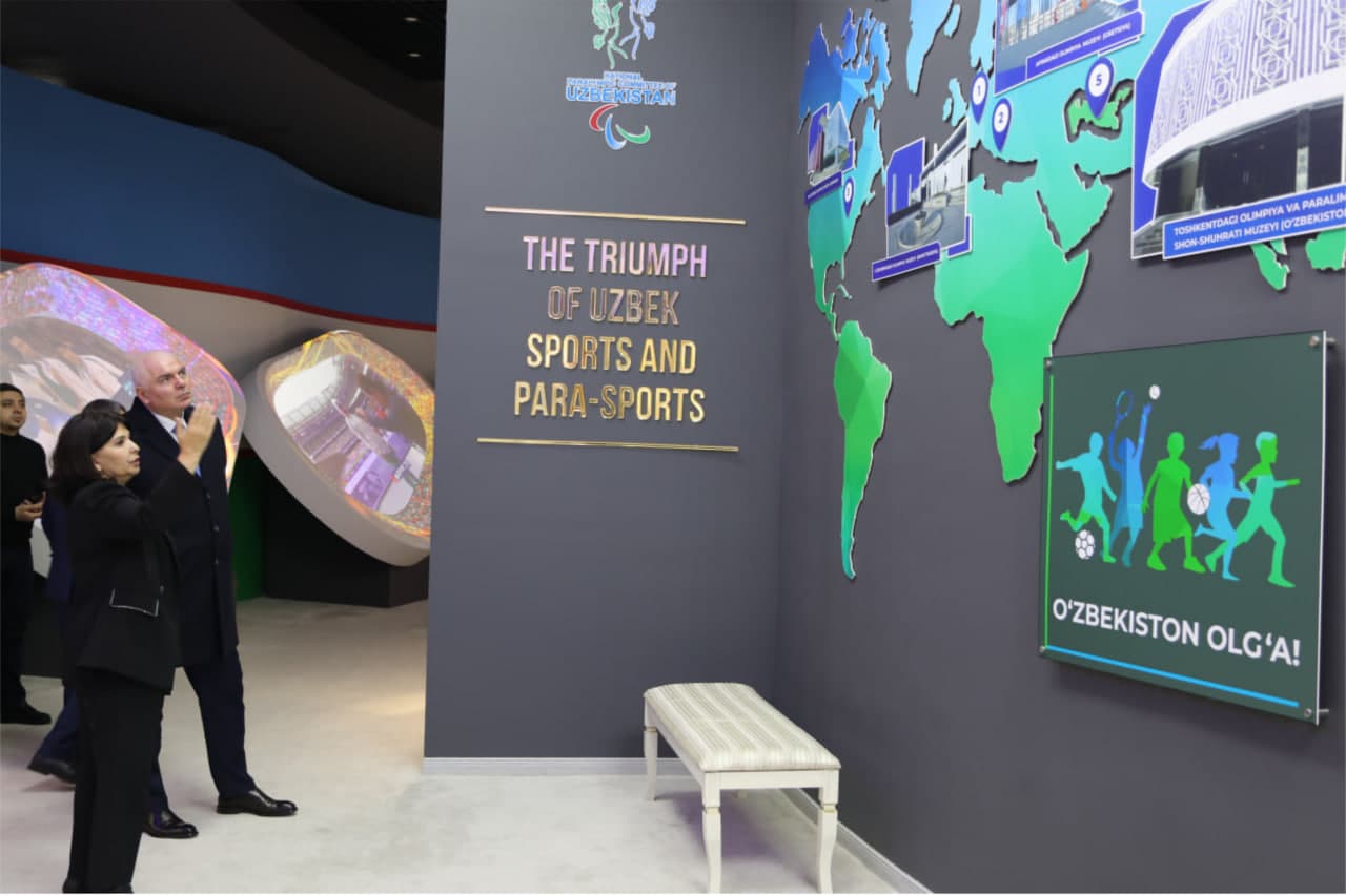 Gruziya Sport vaziri Shalva Gogoladze “Olimpiya va Paralimpiya shon-shuhrati muzeyi” faoliyati bilan tanishtirildi.