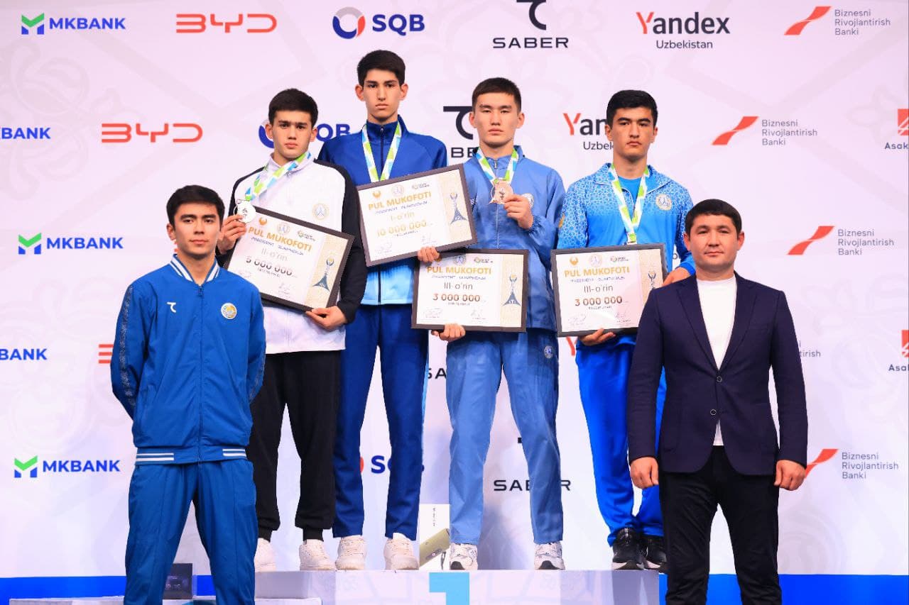 "Prezident Olimpiadasi" doirasida taekvondo WT bo‘yicha ilk kungi g'olib va sovrindorlar nomi ma'lum bo‘ldi