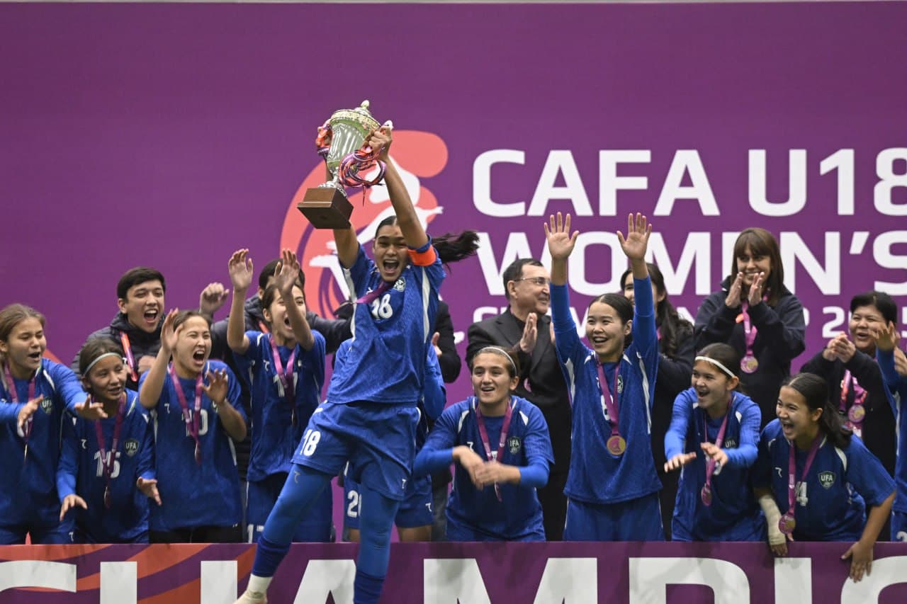 O'zbekiston U18 qizlar terma jamoasi - CAFA U18 Women's Championship 2025 g'olibi