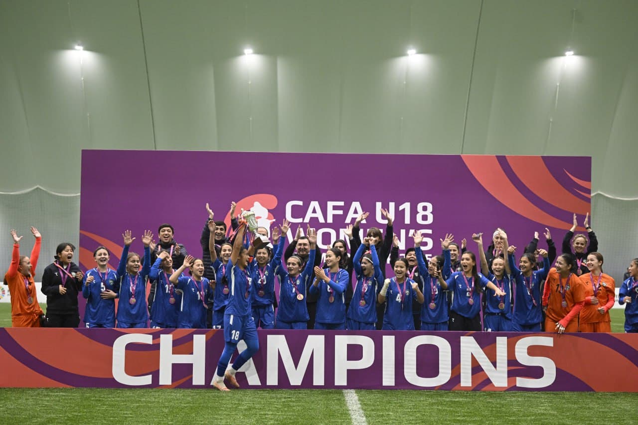 O'zbekiston U18 qizlar terma jamoasi - CAFA U18 Women's Championship 2025 g'olibi