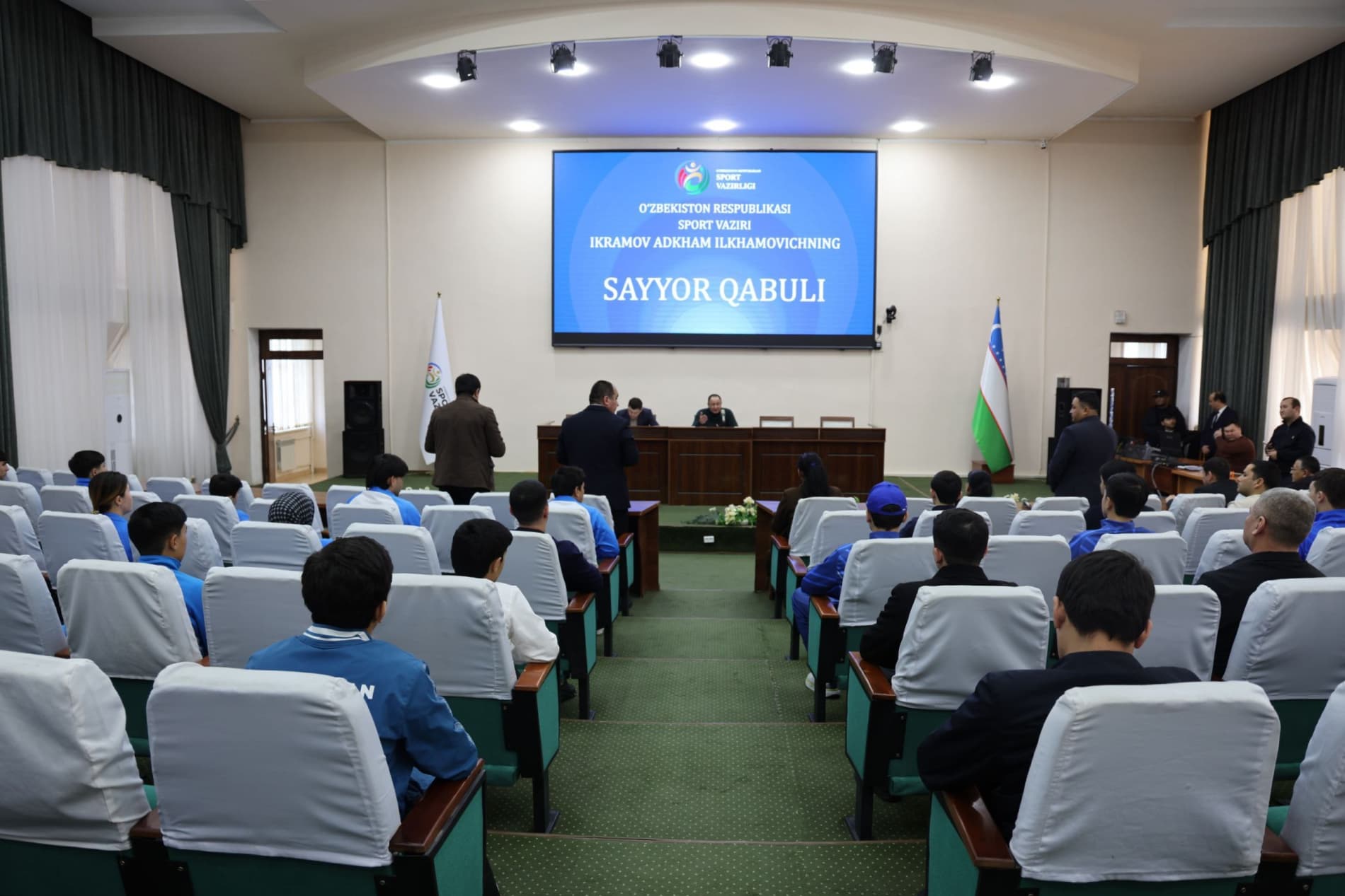 Jizzaxda Sport vaziri ishtirokida sayyor qabul bo‘lib o‘tdi