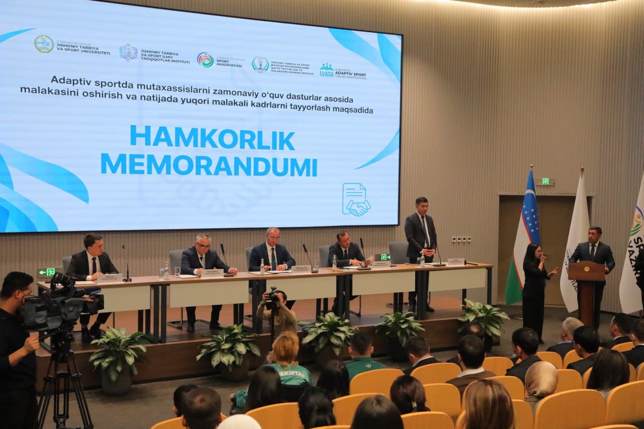 Olimpiya shaharchasidagi Sport vazirligi binosida 3-dekabr - Xalqaro nogironlar kuni munosabati bilan tadbir bo‘lib o‘tdi