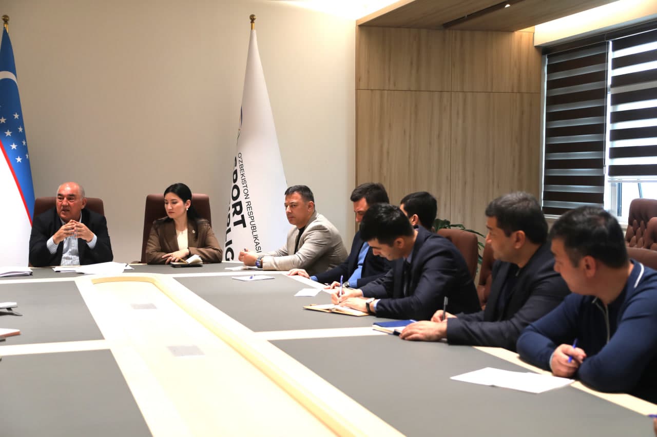 "Besh tashabbus olimpiadasi" sport musobaqalarining 2026-yilgi mavsumining ochilish marosimiga puxta tayyorgarlik ko‘rish yuzasidan yig‘ilish o‘tkazildi