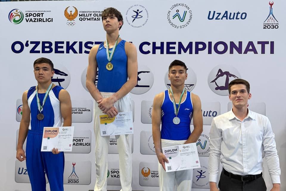 Sport gimnastikasi bo'yicha O'zbekiston chempionati g'olib va sovrindorlari aniqlandi