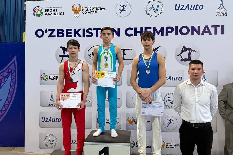 Sport gimnastikasi bo'yicha O'zbekiston chempionati g'olib va sovrindorlari aniqlandi