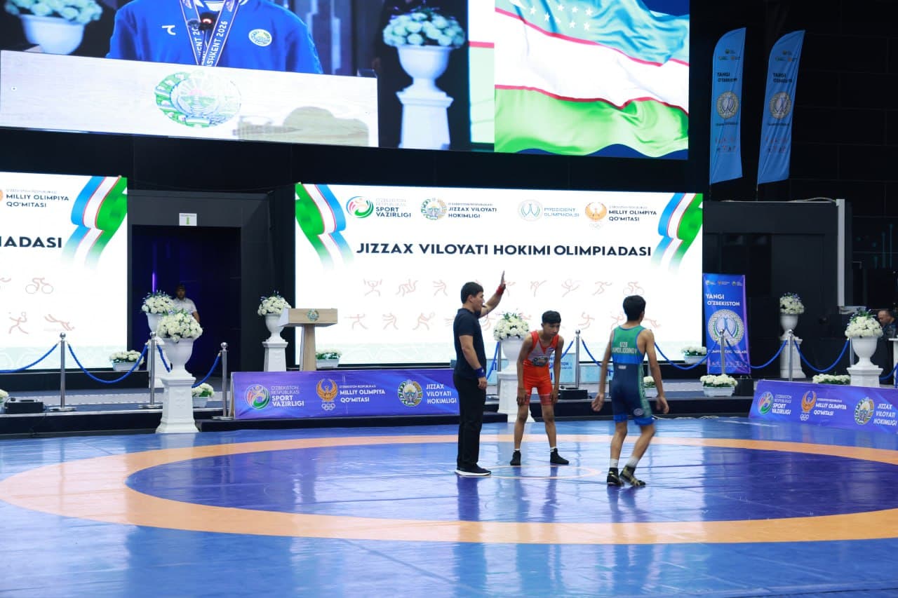 Sportning Erkin kurash turidan “Jizzax viloyati hokimi olimpiadasi” musobaqasiga start berildi