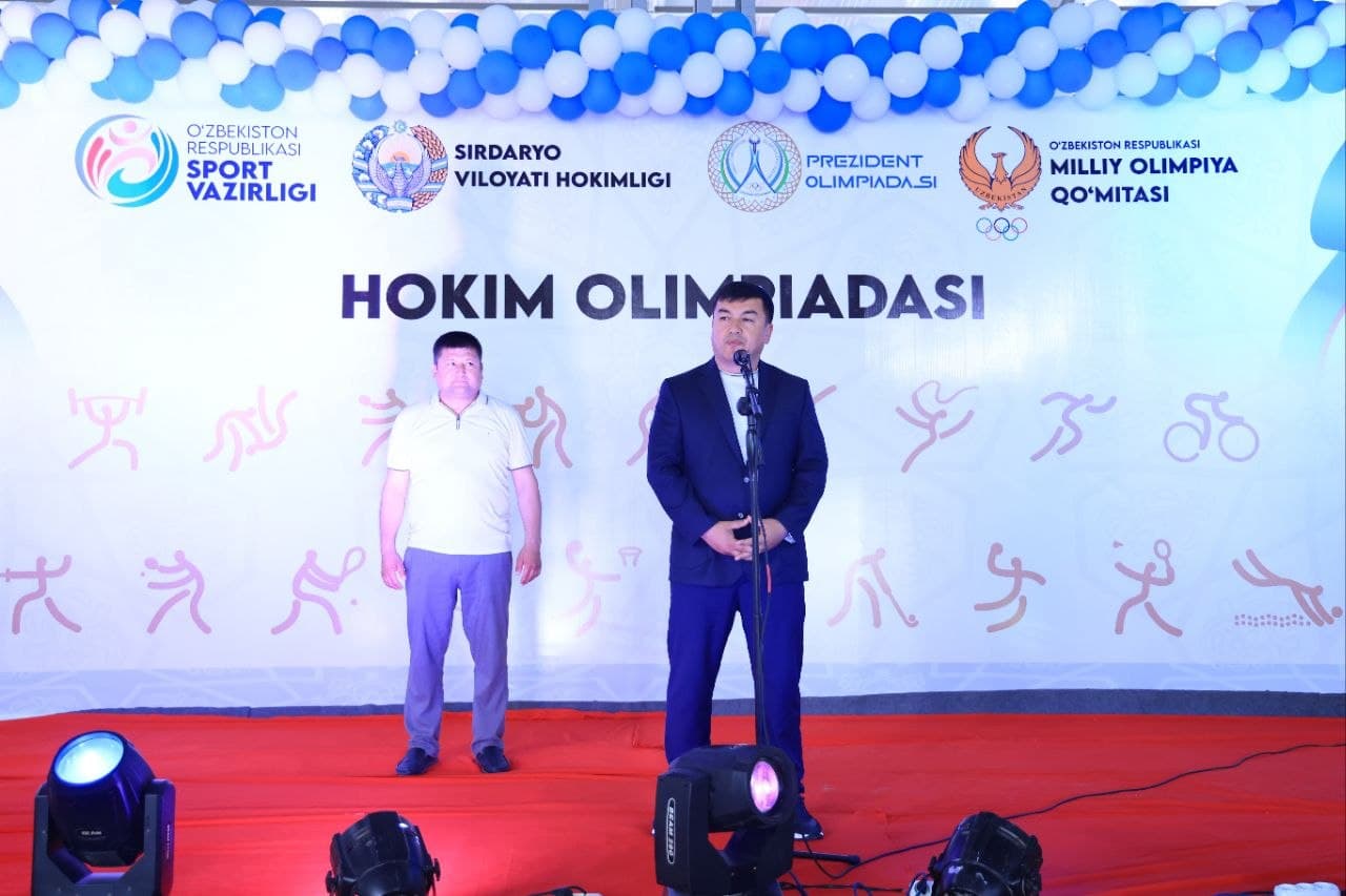 Sirdaryoda “Hokim Olimpiadasi” doirasida basketbol 3x3 bahslariga tantanali start berildi