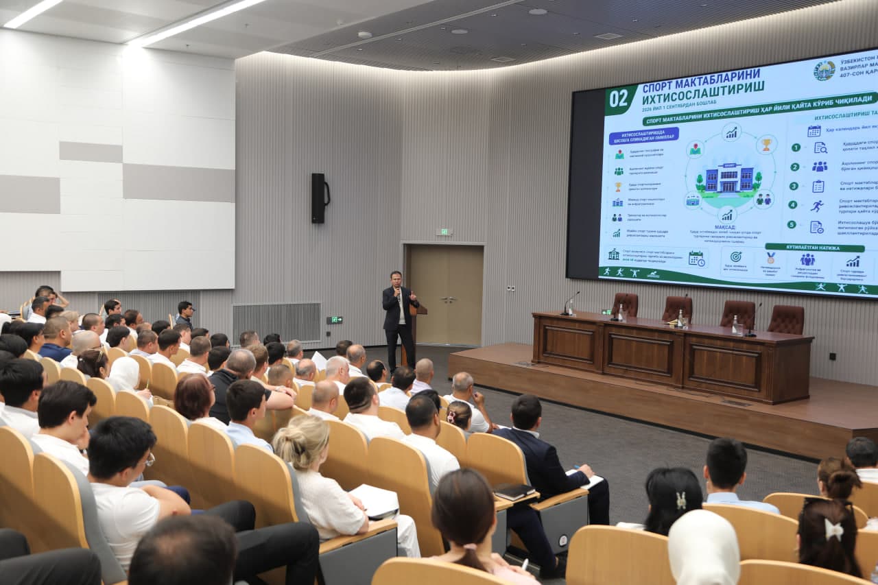 Toshkent shahrining ommaviy sport va seleksiyaga javobgar mas’ullari uchun o‘quv-seminar o‘tkazildi