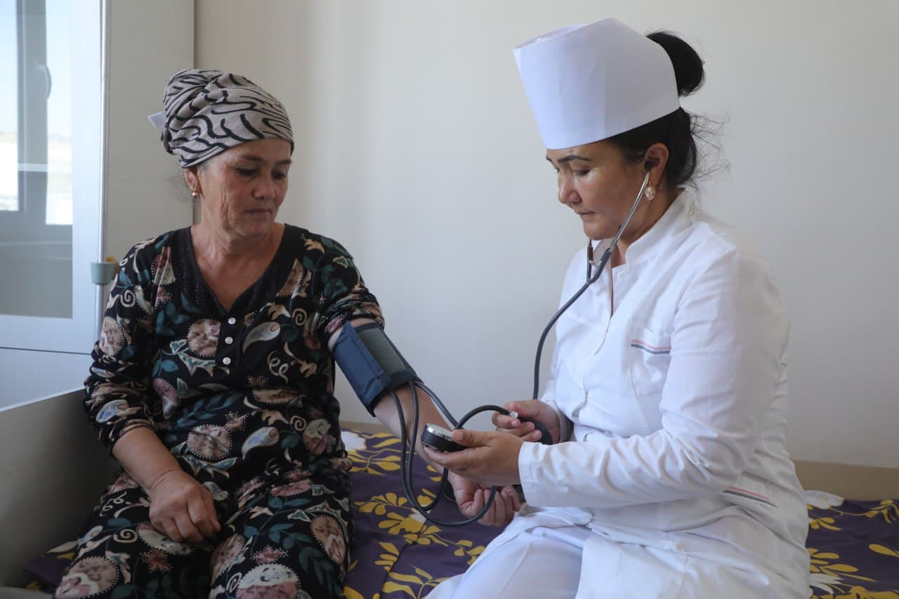 G‘uzor tumanining olis qishlog‘ida zamonaviy tibbiyot maskani foydalanishga topshirildi