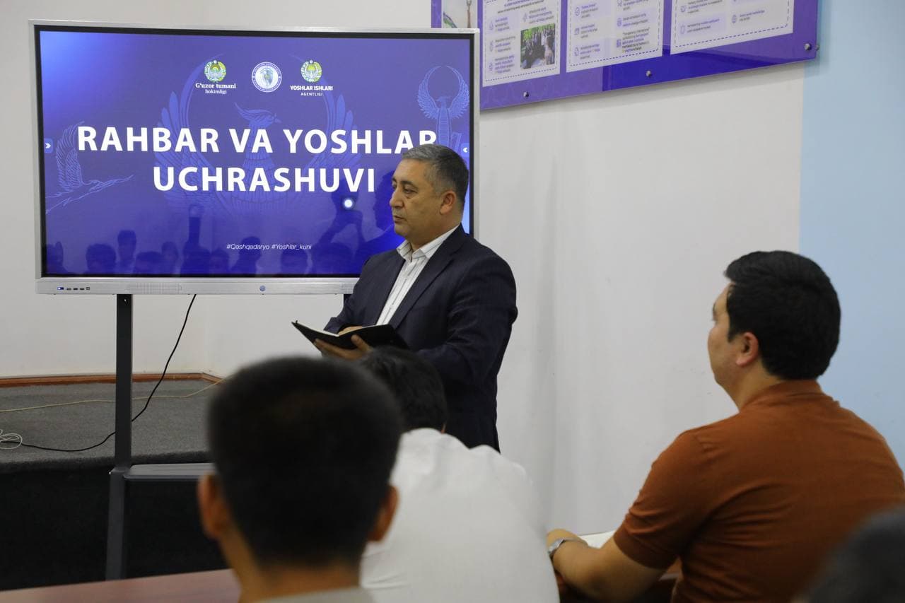 Tumanda navbatdagi rahbar va yoshlar uchrashuvi bo‘lib o‘tdi