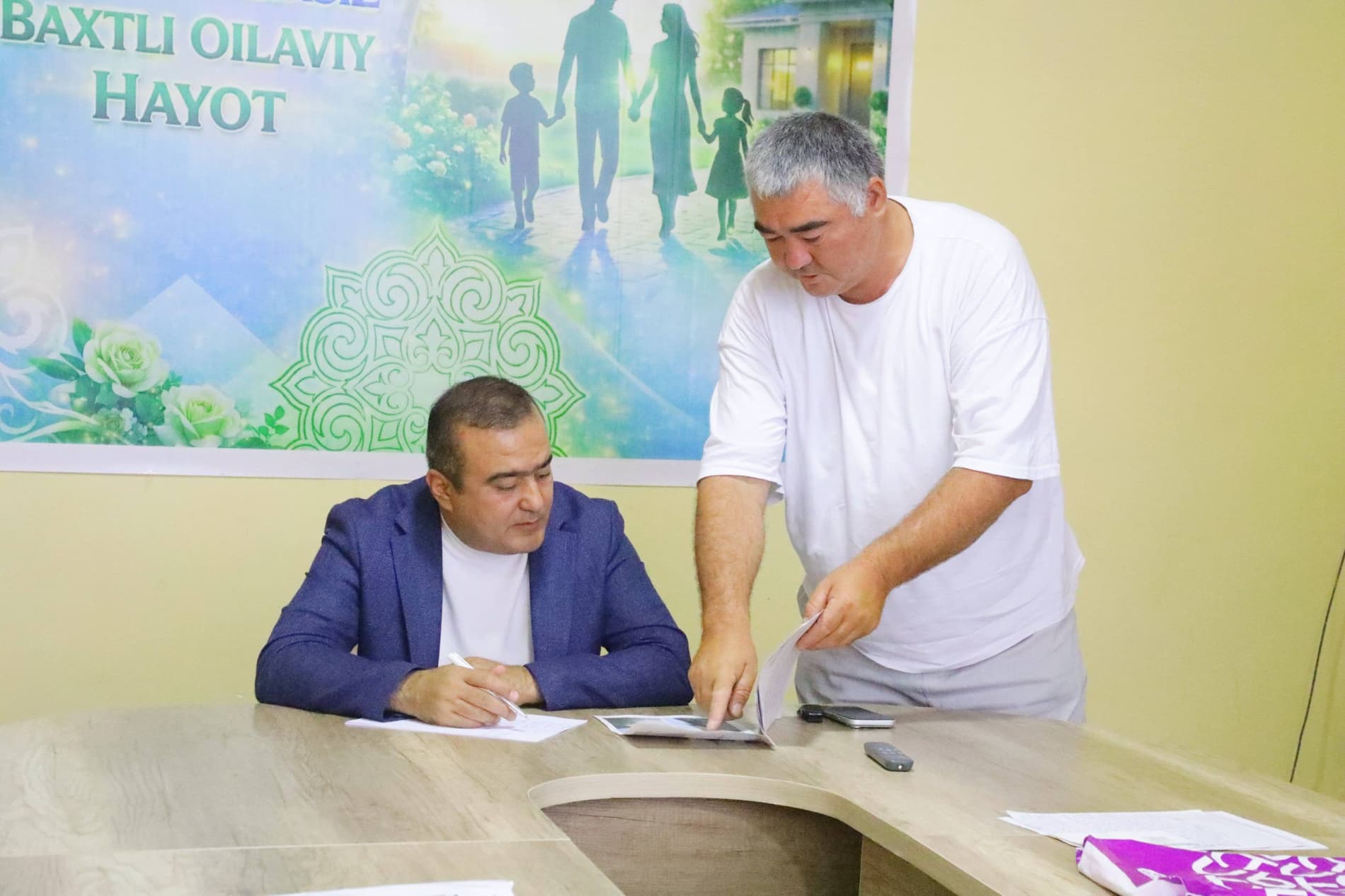 Gʻuzor tumani hokimining shaxsiy qabuli: fuqarolar murojaatlariga amaliy yechimlar berildi
