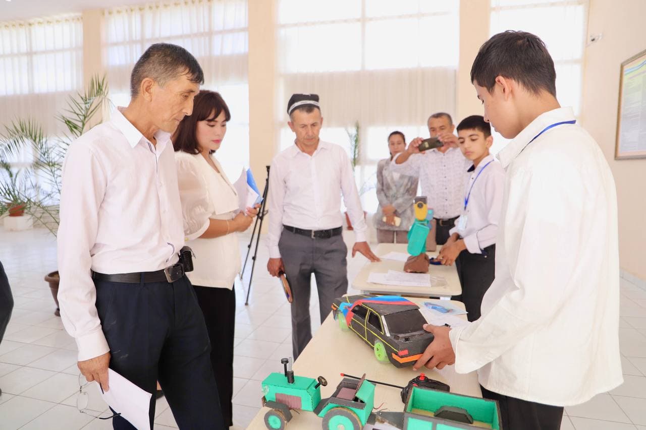 "YOSH IXTIROCHILAR" KO'RIK-TANLOVINING VILOYAT BOSQICHI O'TKAZILDI