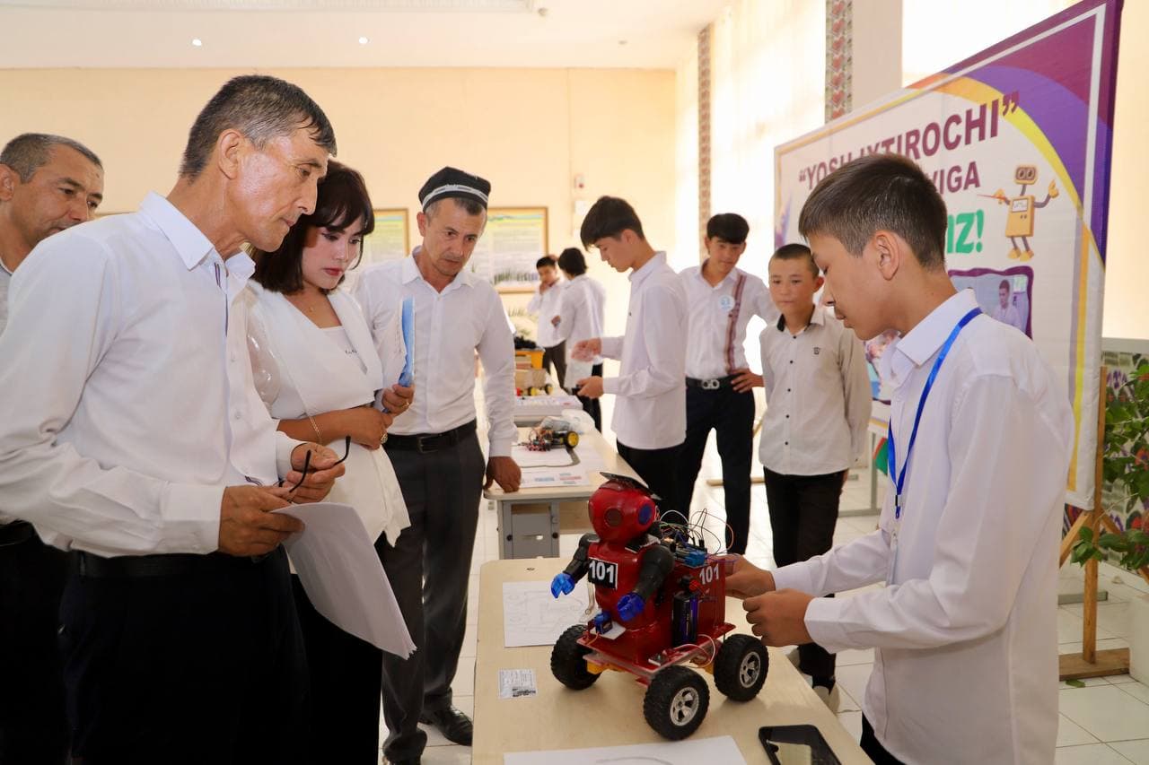 "YOSH IXTIROCHILAR" KO'RIK-TANLOVINING VILOYAT BOSQICHI O'TKAZILDI