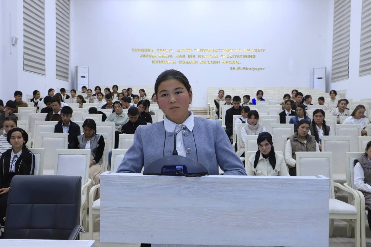 Бандихон туманида иқтидорли болалар билан очиқ мулоқот ўтказилди