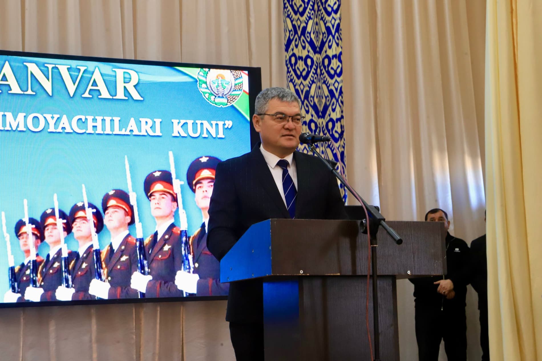 Ватанни мардлар қўриқлайди: Бандихон туманида 14-январ "Ватан ҳимоячилари куни" муносабати билан байрам тадбири ўтказилди