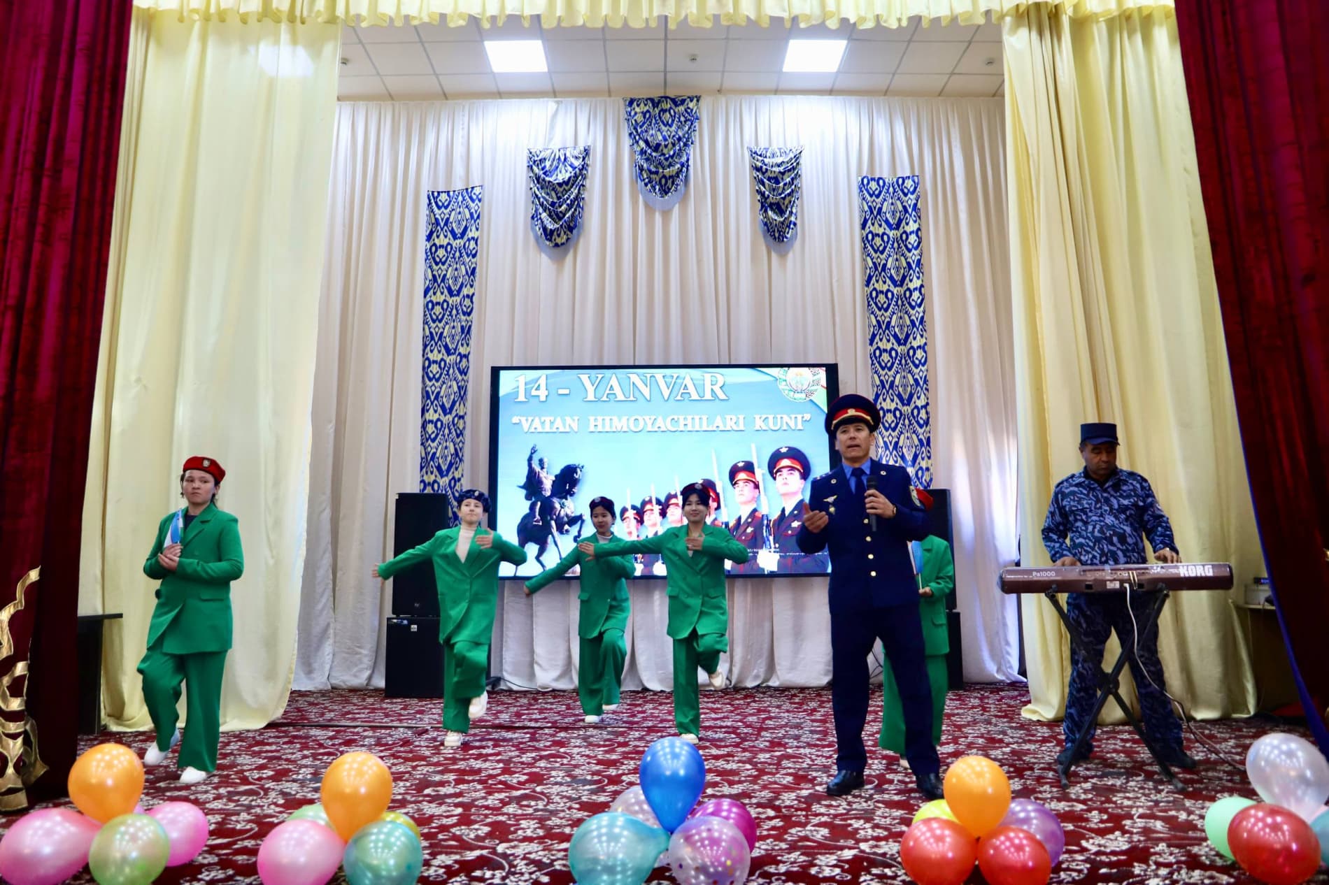 Ватанни мардлар қўриқлайди: Бандихон туманида 14-январ "Ватан ҳимоячилари куни" муносабати билан байрам тадбири ўтказилди