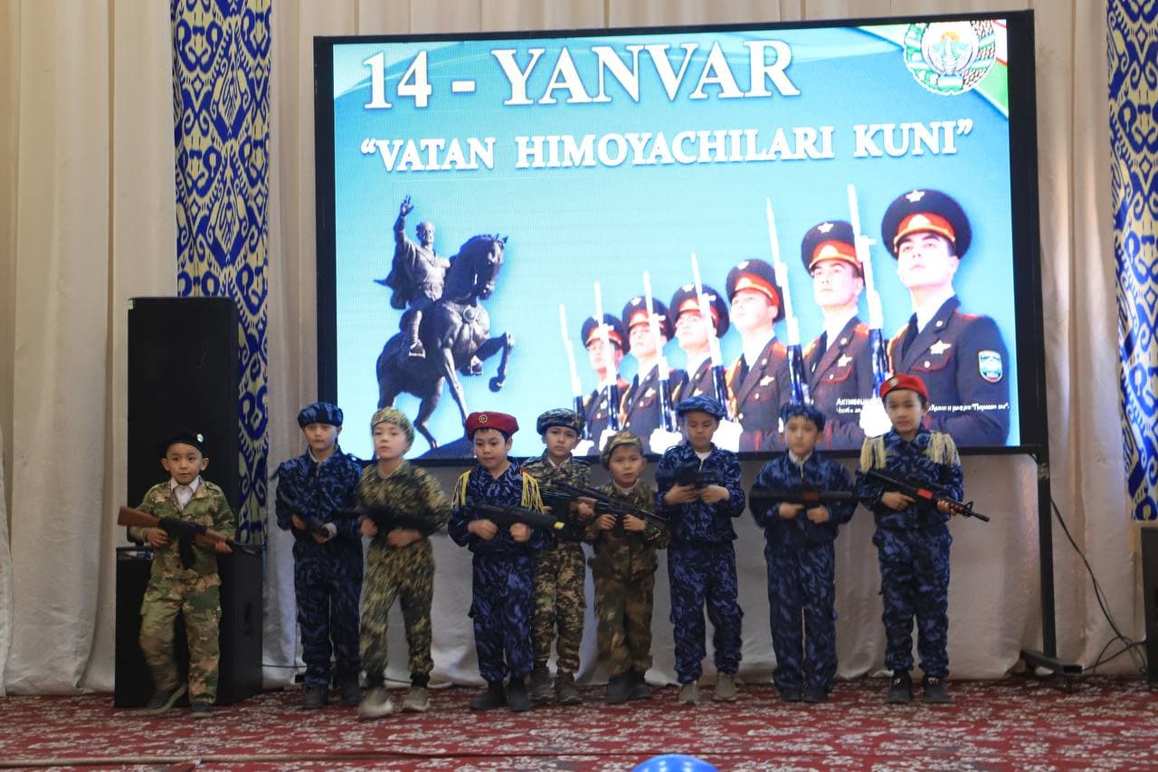 Ватанни мардлар қўриқлайди: Бандихон туманида 14-январ "Ватан ҳимоячилари куни" муносабати билан байрам тадбири ўтказилди