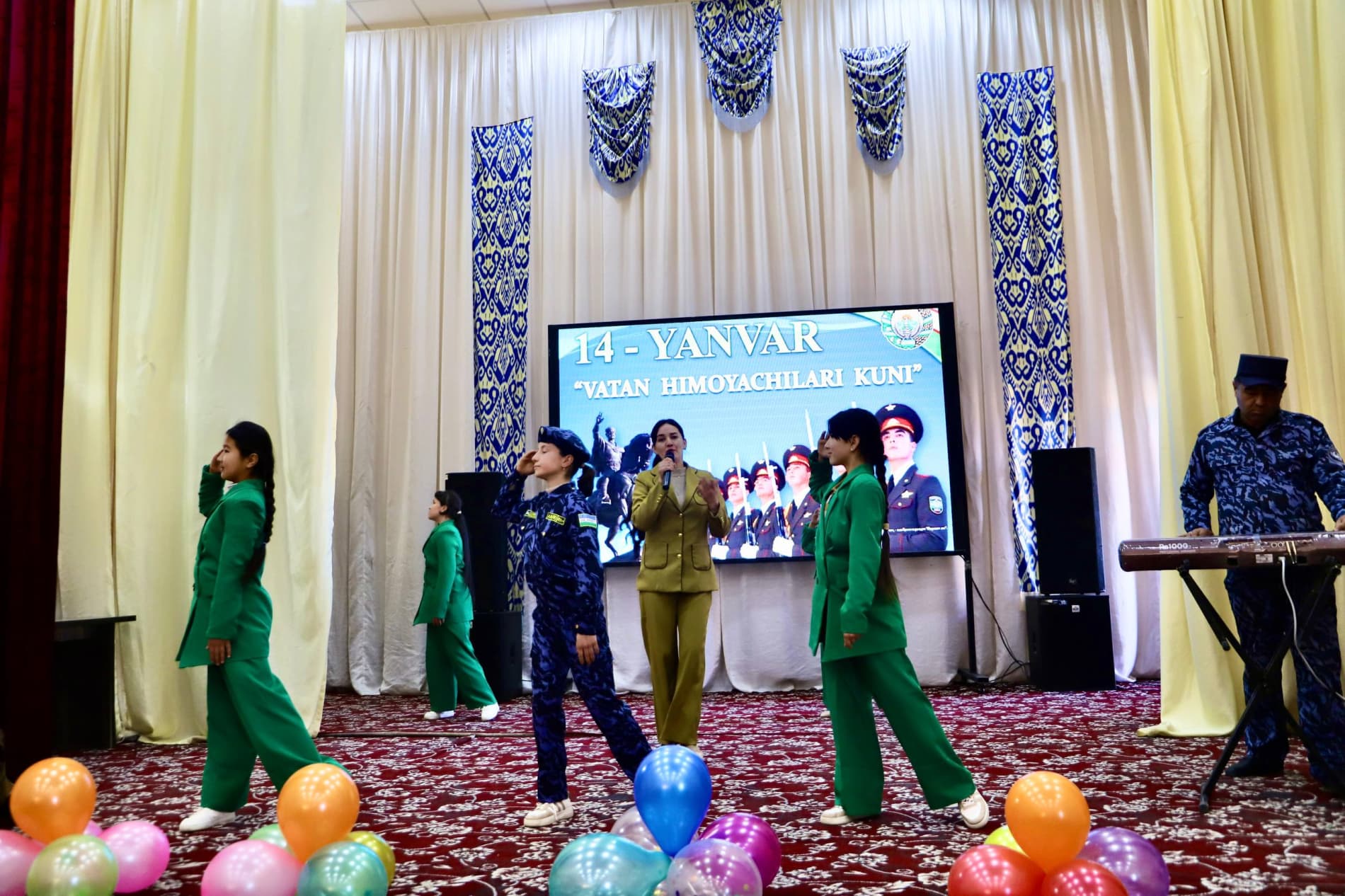 Ватанни мардлар қўриқлайди: Бандихон туманида 14-январ "Ватан ҳимоячилари куни" муносабати билан байрам тадбири ўтказилди