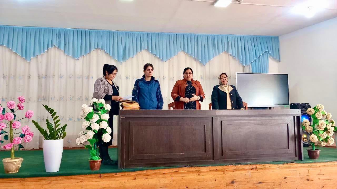 Bandixonda “Turmush” tadbiri doirasida o‘quvchi-qizlar bilan profilaktik uchrashuv o‘tkazildi