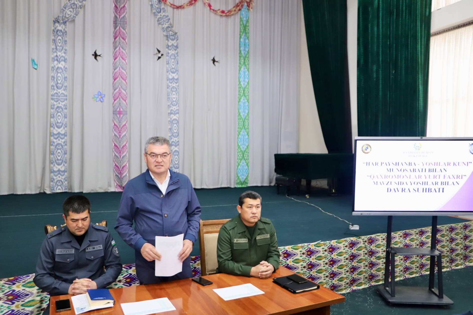 Бандихонда оталиққа олинган ёшлар билан учрашув ташкил этилди