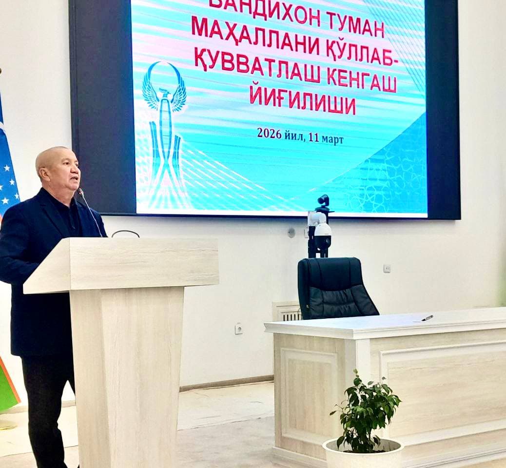 Bandixon tumanida Mahallani qo‘llab-quvvatlash kengashi yig‘ilishi o‘tkazildi