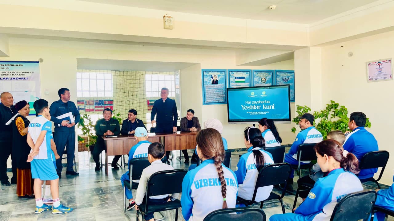 "Har payshanba — imkoniyatlar kuni" - Bandixonda yosh sportchilar bilan uchrashuv tashkil etildi