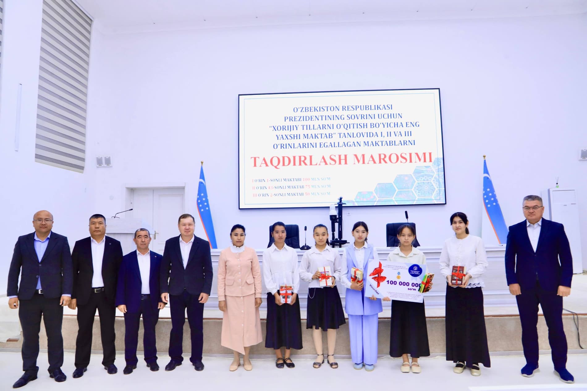 Bandixonda ta’limga e’tibor, xorijiy tillarni o‘rganishga esa alohida rag‘bat!