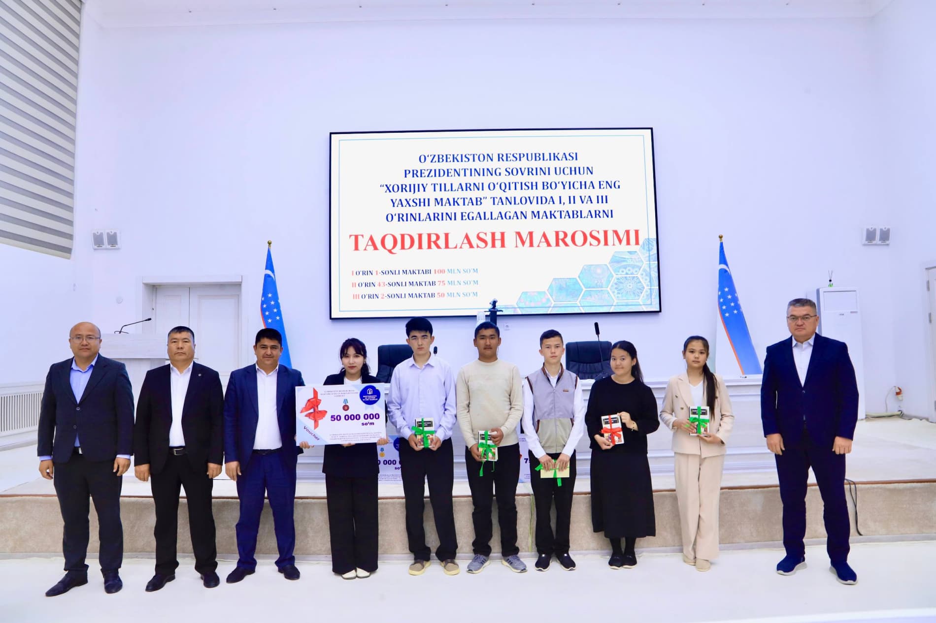 Bandixonda ta’limga e’tibor, xorijiy tillarni o‘rganishga esa alohida rag‘bat!